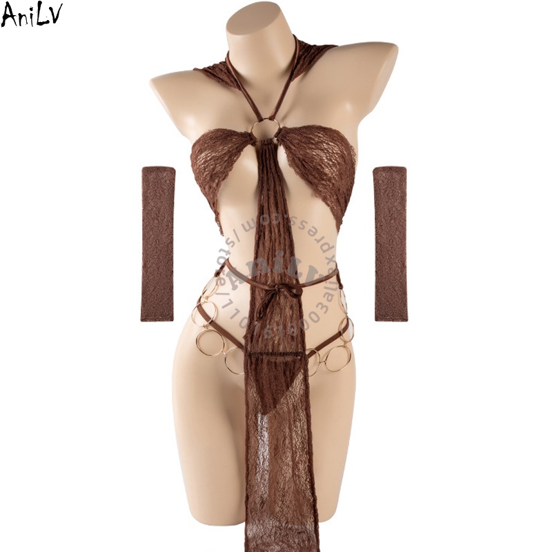 Egypt Cosplay Anime - AniLV Mısır Çöl Kraliçesi Üniforma Seksi