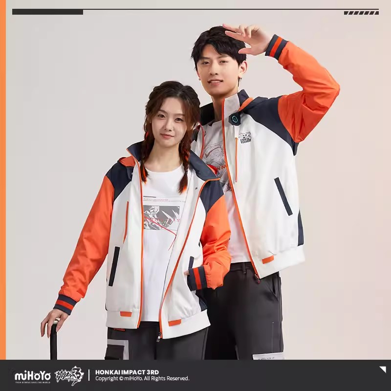 Anime Cosplay For Couples - miHoYo Oyunu Kiana Ceket Honkai Impact