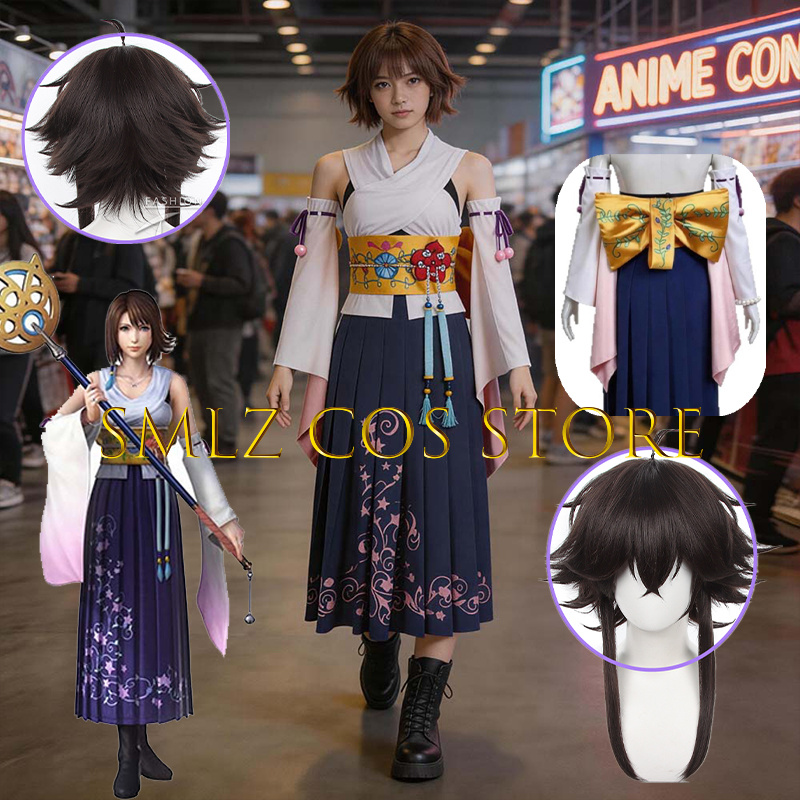 Cosplay Anime Women - Smlz FFX Yuna Cosplay Anime FF10