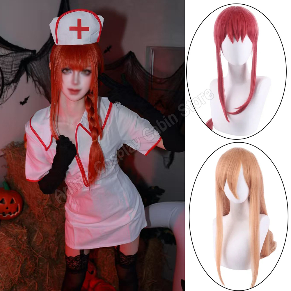 Anime Cosplay Makima - Cadılar bayramı kostümleri Makima hemşire Cosplay