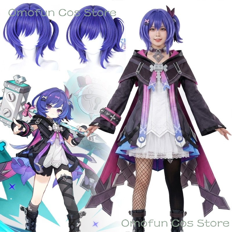 Quality Anime Cosplay - Genshin Impact Prune Cosplay Kostüm Peruk
