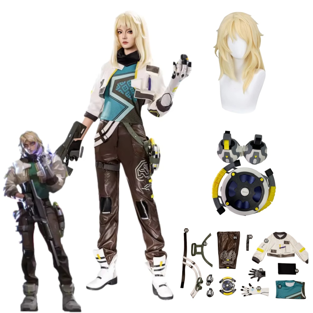 Cosplay Anime Women - Deadlock Cosplay Kostüm Aksesuarları VALORANT Deadlock