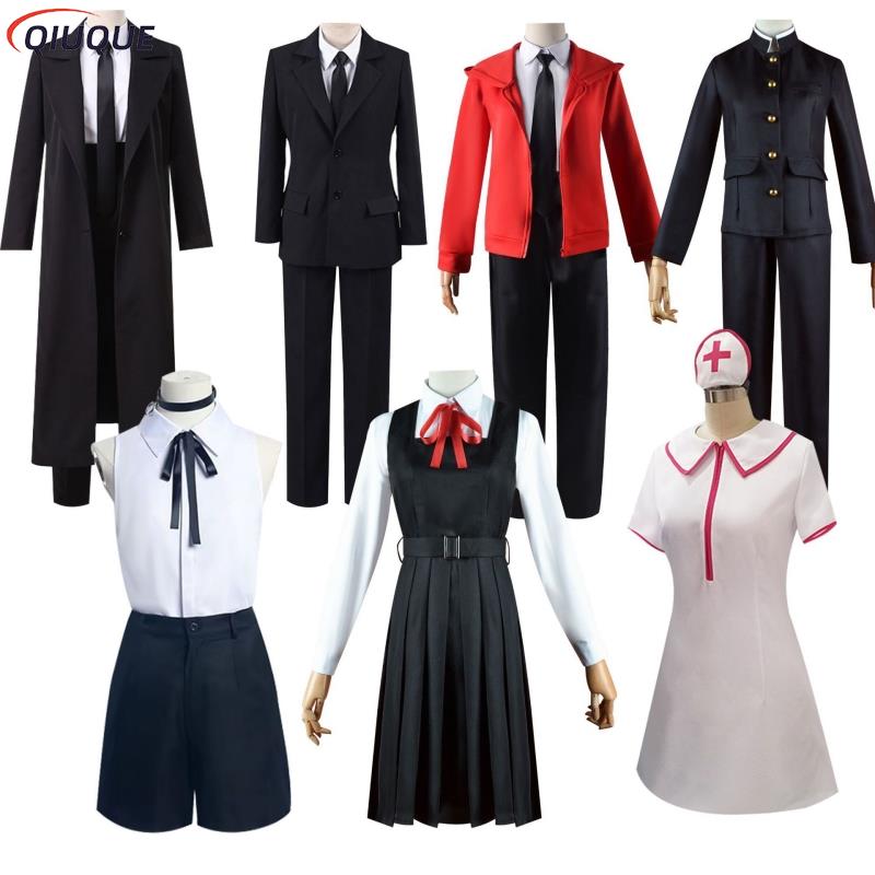 Anime Cosplay Makima - Güç Makima Cosplay Kostüm Peruk Uzun