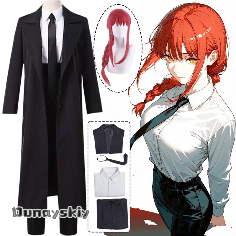 Anime Cosplay Makima - Anime Adam Makima Cosplay Kostüm{Hemera}Cadılar Bayramı
