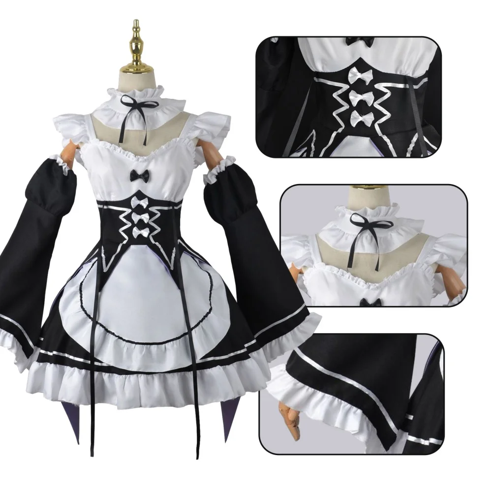 Anime Cosplay Live - Anime Ram Rem Hizmetçi Cosplay Re