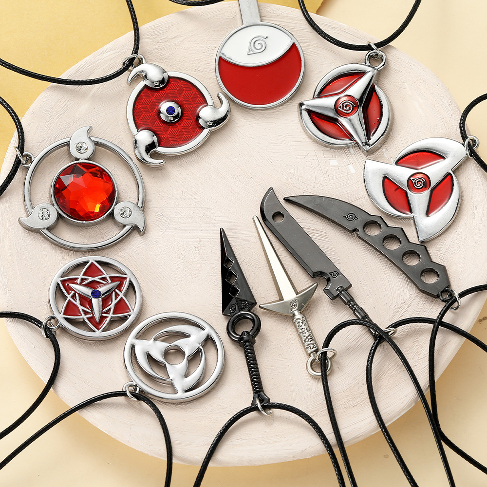 Anime Cosplay Naruto - Naruto Uzumaki Kolye Ucu Metal Anime