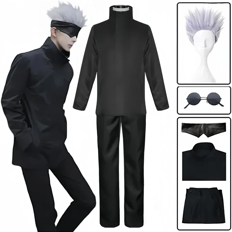 Anime Cosplay Glasses - Anime Jujutsu Satoru Gojo Cosplay Kostüm
