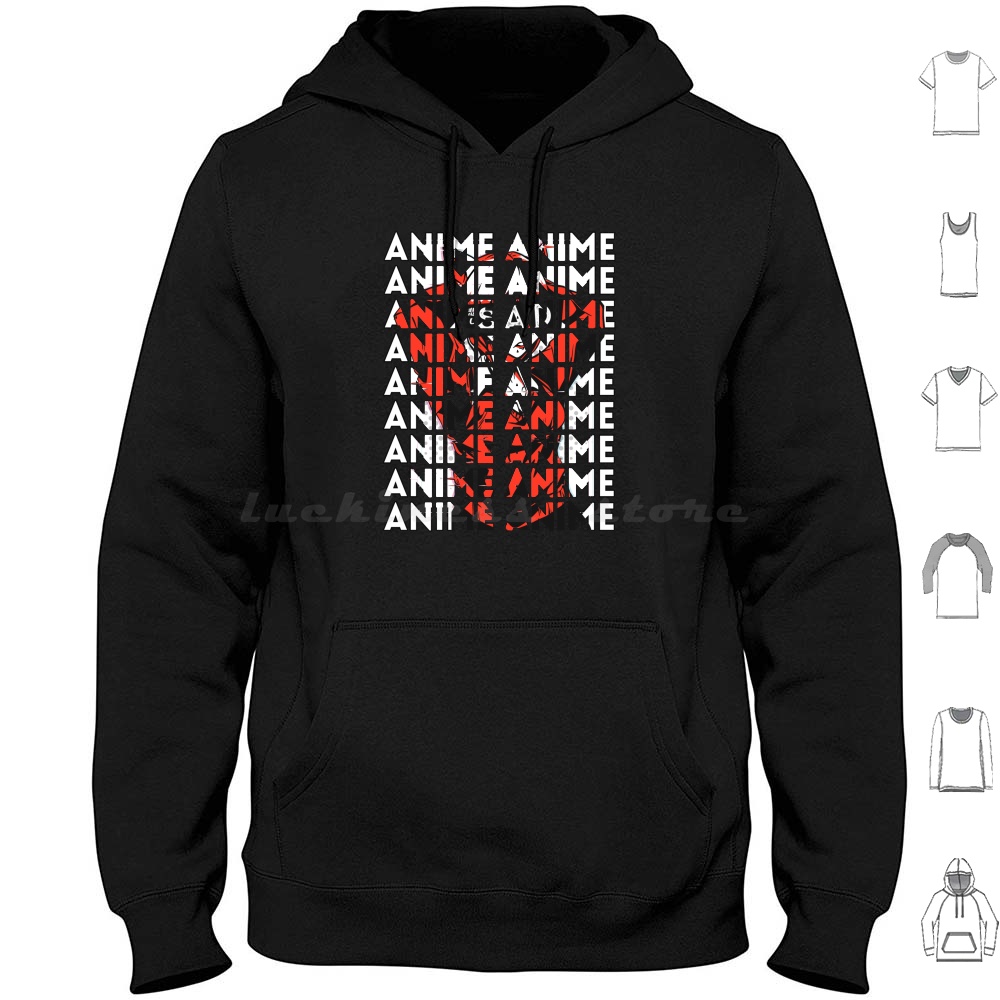 Anime Cosplay Idea - Anime Kız Senpai Sözleri Manga Kapüşonlu