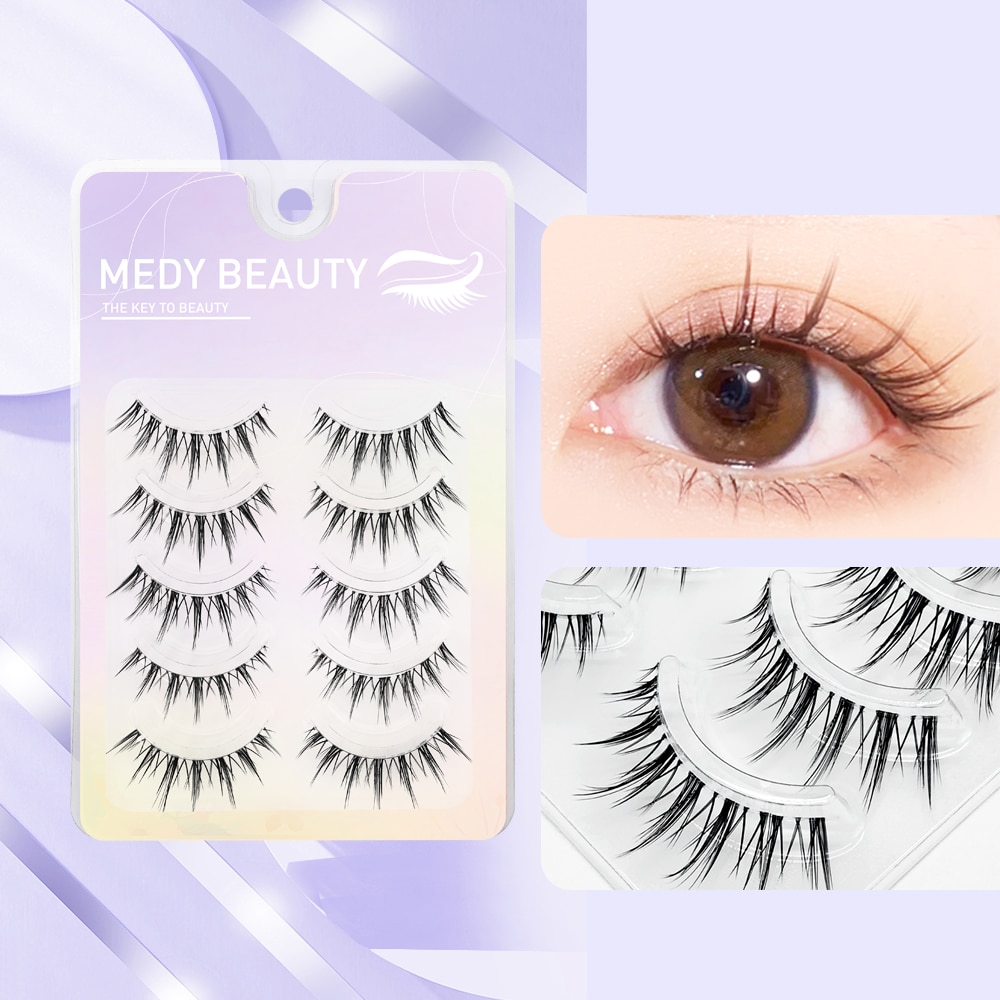 Anime Cosplay Lashes - 3D Kirpikler Premade Fan A/M Şekli
