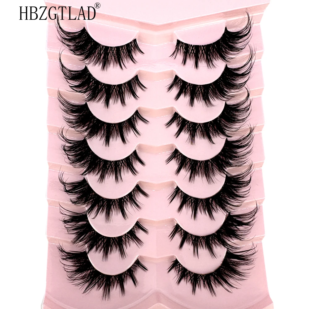 Anime Cosplay Lashes - 7/8PairsCat Eye Kirpik manga Kirpikler 3D