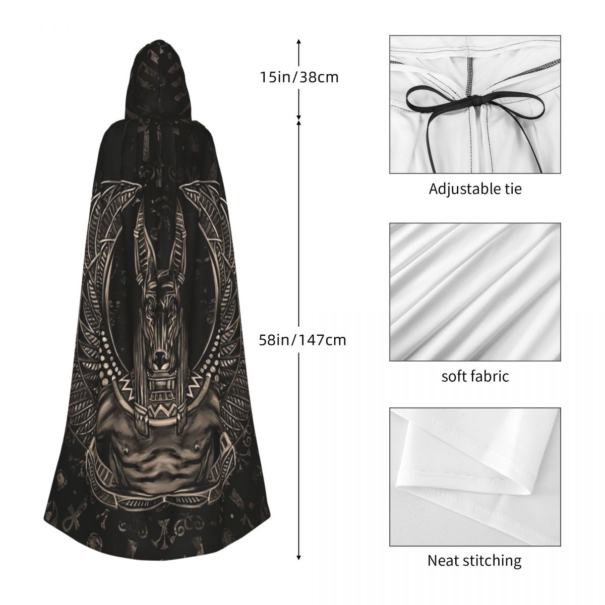 Anubis Mısır Tanrısı Sepia Uzu - Egypt Cosplay Anime incelemesi ve fiyatı