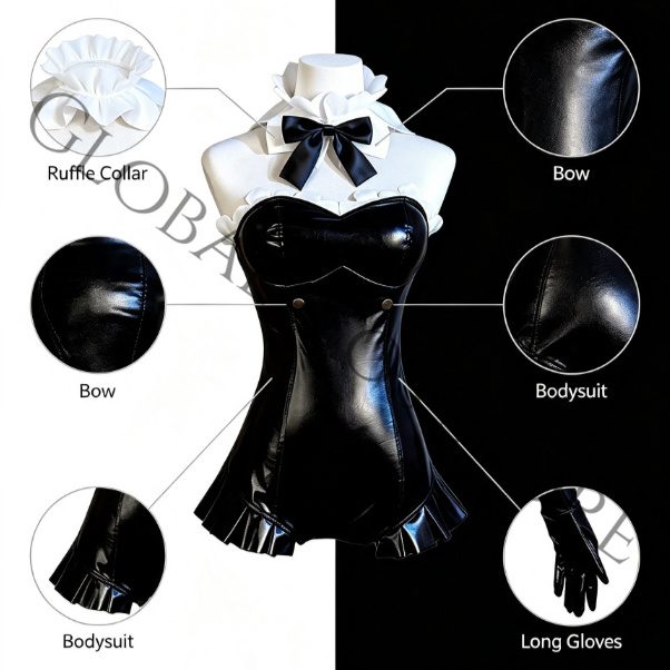 Anime Re:Zero − Başka Bir Düny - Anime Cosplay Black Girl incelemesi ve fiyatı