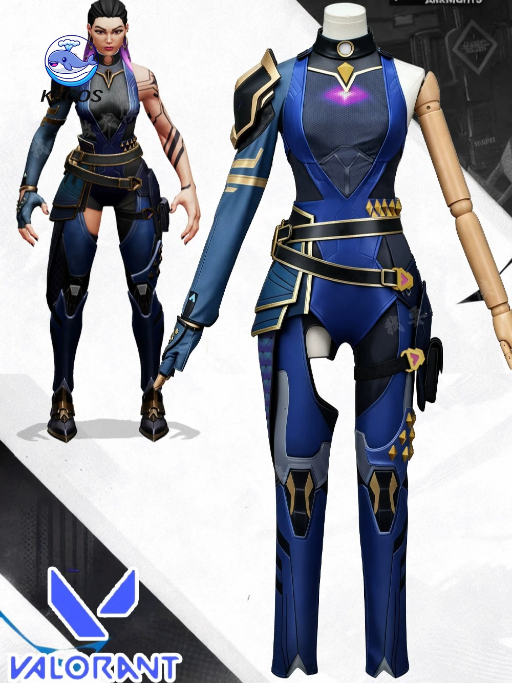 KKCos VALORANT Reyna Cosplay K - Quality Anime Cosplay incelemesi ve fiyatı