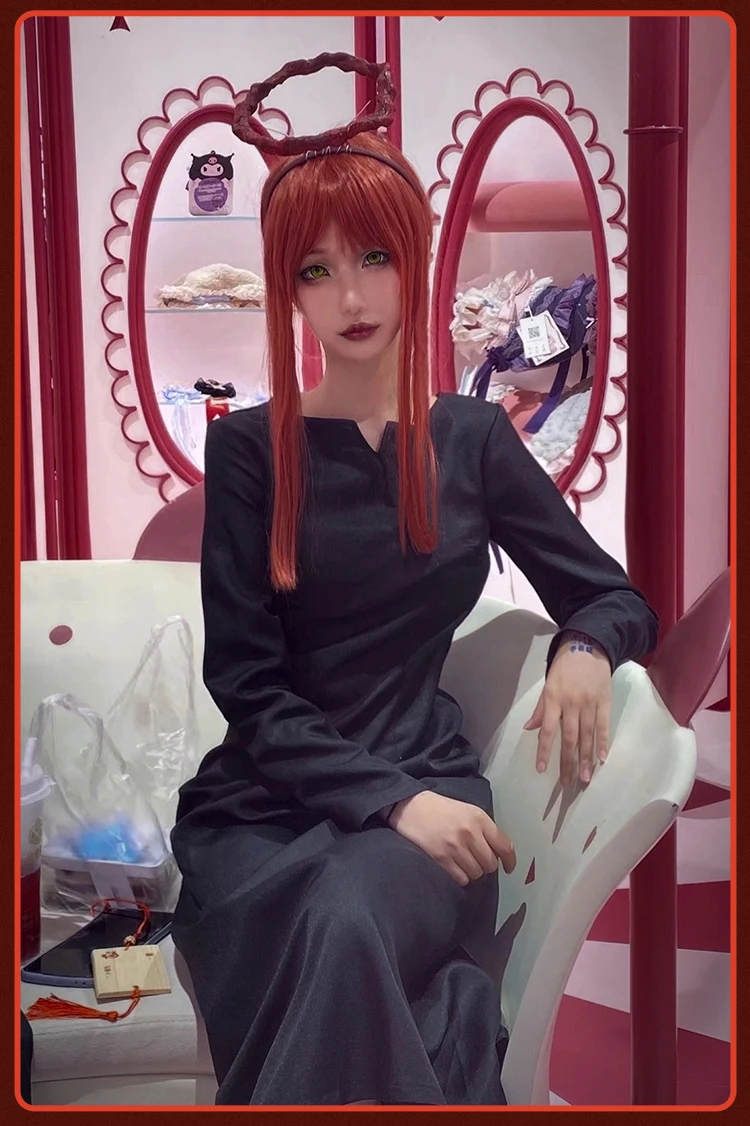 Anime testere adam Makima Cosp - Anime Cosplay Makima incelemesi ve fiyatı