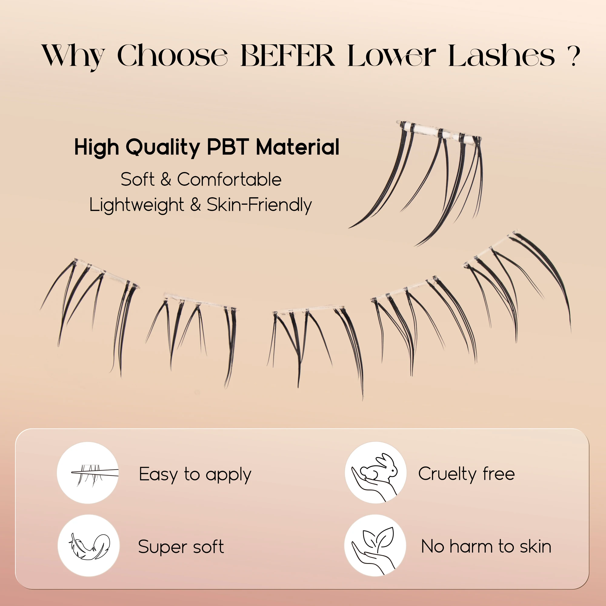 Befer Yapıştırıcı Gerektirmeye - Anime Cosplay Lashes incelemesi ve fiyatı
