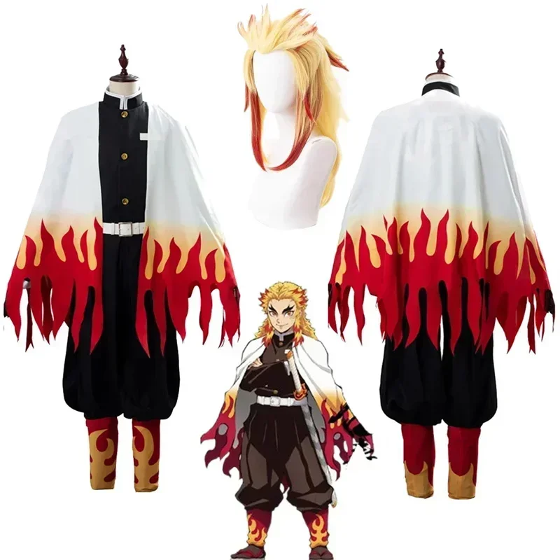 Rengoku Kyoujurou Fantezi Peru - Anime Cosplay Demon Slayer incelemesi ve fiyatı