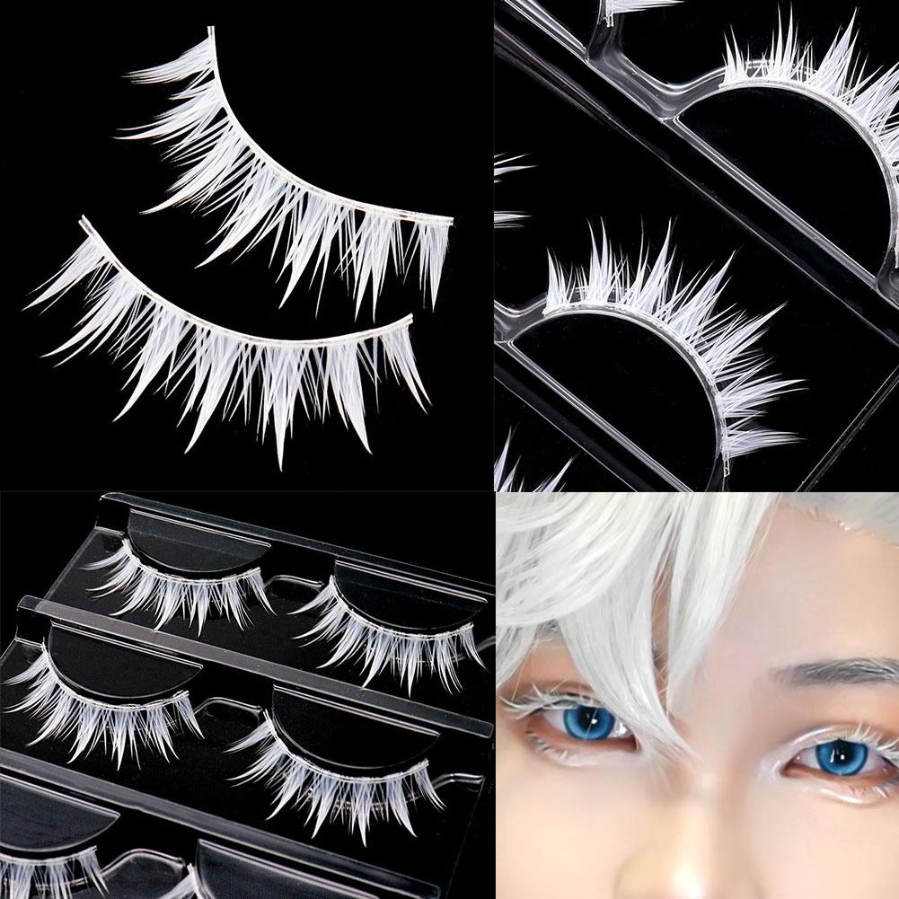 Beyaz Sahte Kirpikler Cosplay  - Anime Cosplay Lashes incelemesi ve fiyatı