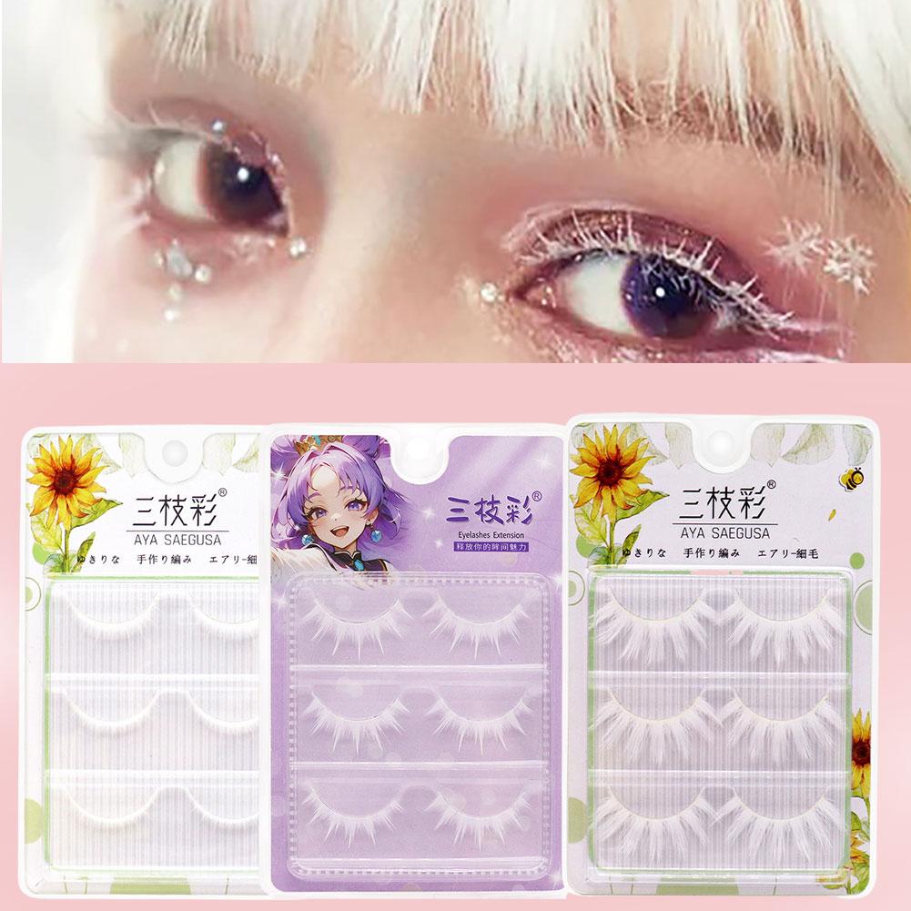 Beyaz Sahte Kirpikler Cosplay  - Anime Cosplay Lashes incelemesi ve fiyatı
