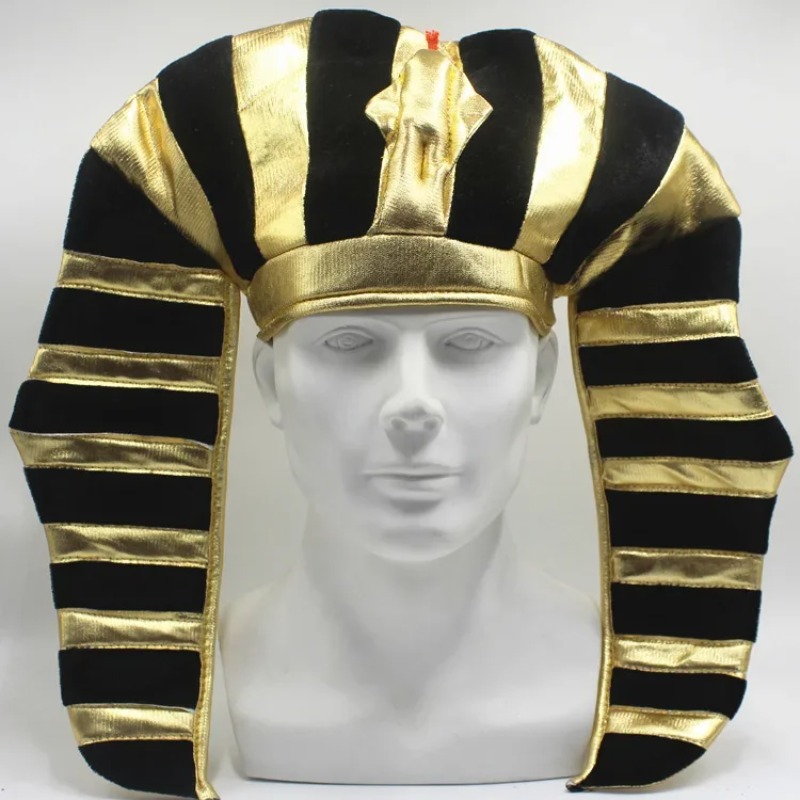 Kumaş Mısır Firavunu Şapkası A - Egypt Cosplay Anime incelemesi ve fiyatı