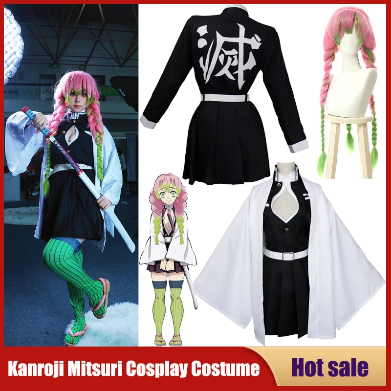 Anime Kanroji Mitsuri Cosplay  - Anime Cosplay Demon Slayer incelemesi ve fiyatı