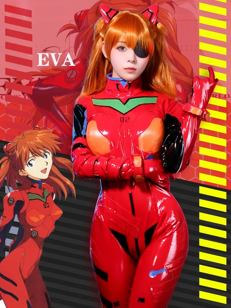 Yeni Eva Shikinami Asuka Langl - Anime Cosplay Japanese incelemesi ve fiyatı