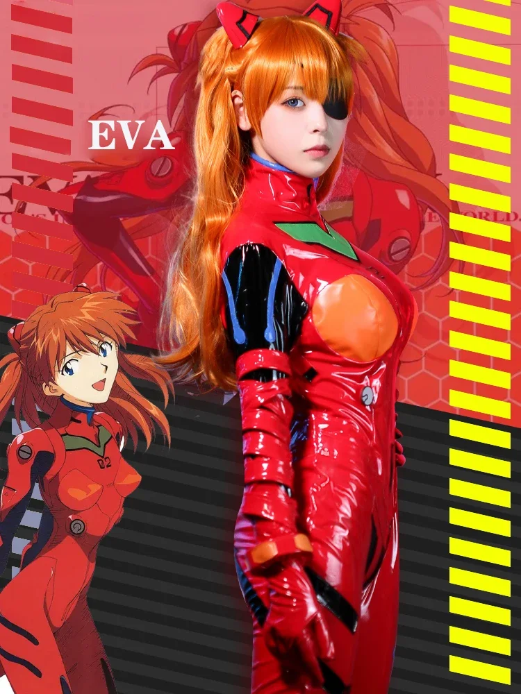 Yeni Eva Shikinami Asuka Langl - Anime Cosplay Japanese incelemesi ve fiyatı