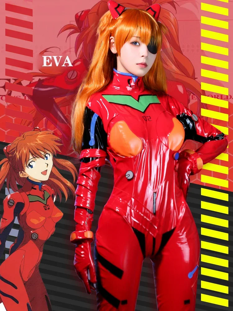 Yeni Eva Shikinami Asuka Langl - Anime Cosplay Japanese incelemesi ve fiyatı