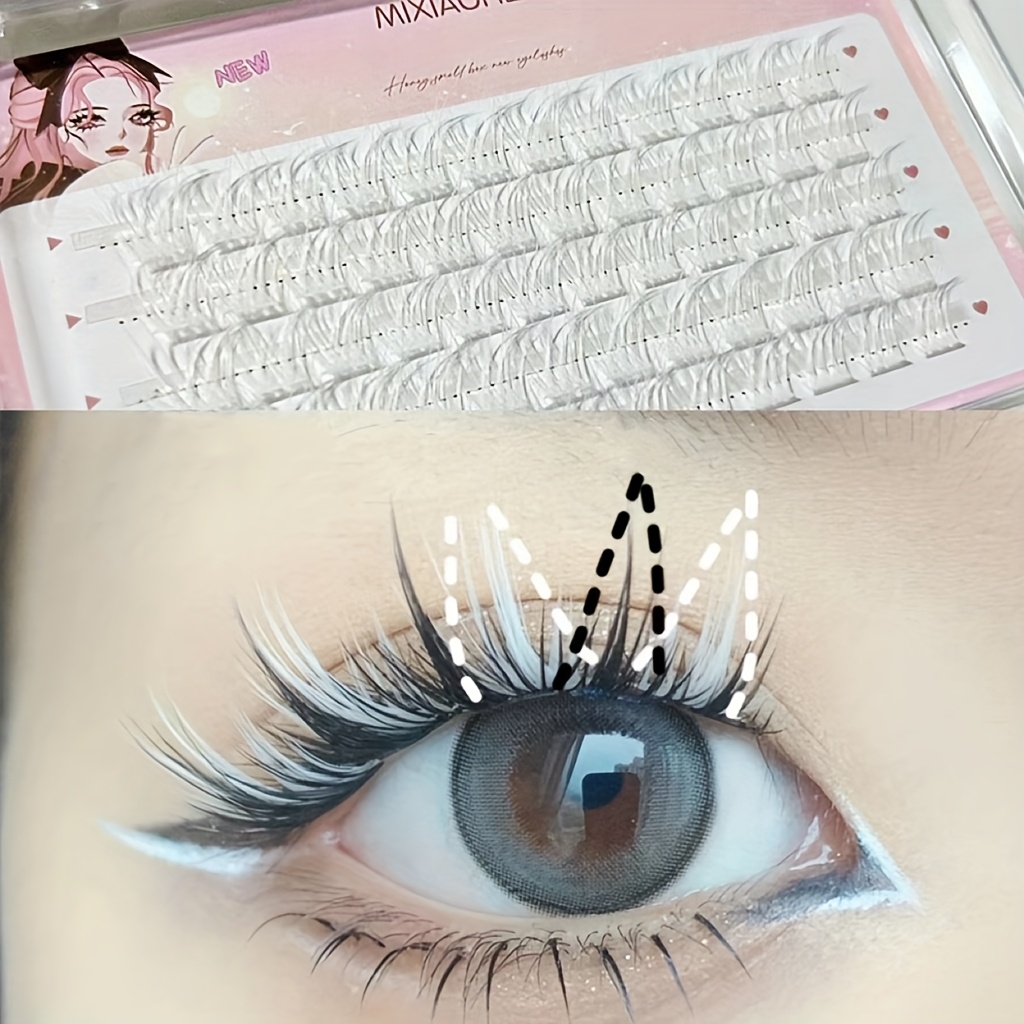 Mixiaohe Renkli Kirpikler 60 D - Anime Cosplay Lashes incelemesi ve fiyatı