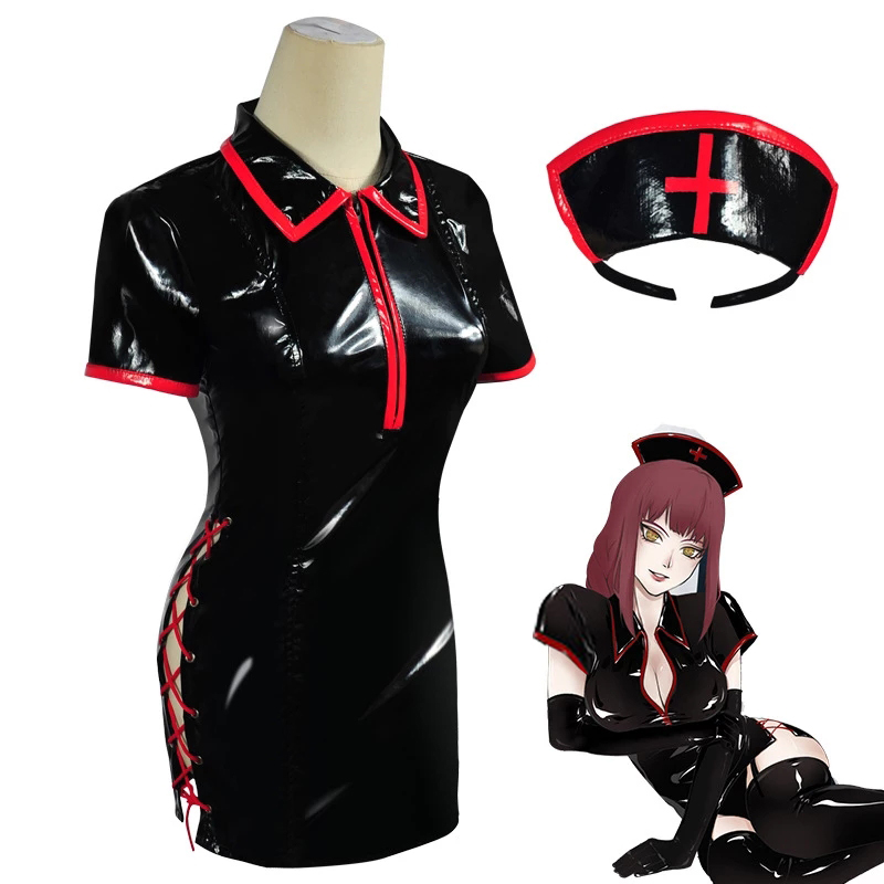 Anime testere adam Cosplay kos - Anime Cosplay Makima incelemesi ve fiyatı