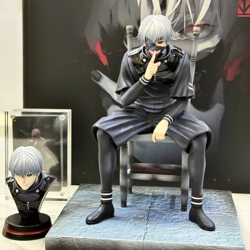 20cm Ken Kaneki Oturma Figürü  - Tokyo Ghoul Mask incelemesi ve fiyatı