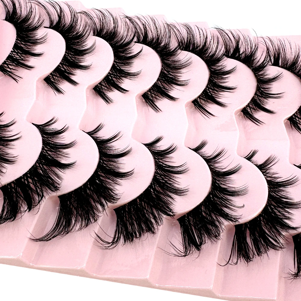 7/8PairsCat Eye Kirpik manga K - Anime Cosplay Lashes incelemesi ve fiyatı