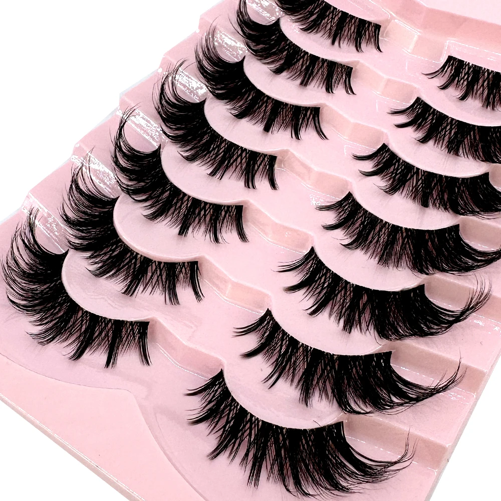 7/8PairsCat Eye Kirpik manga K - Anime Cosplay Lashes incelemesi ve fiyatı